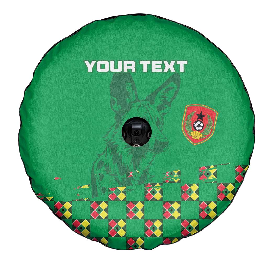 Custom Guinea Bissau Football Spare Tire Cover Go Djurtus - Green Ver - Wonder Print Shop