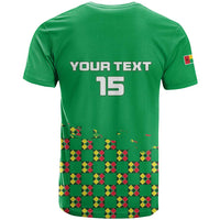 Custom Guinea Bissau Football T Shirt Go Djurtus - Green Ver - Wonder Print Shop