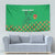 Custom Guinea Bissau Football Tapestry Go Djurtus - Green Ver - Wonder Print Shop