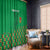 Custom Guinea Bissau Football Window Curtain Go Djurtus - Green Ver - Wonder Print Shop