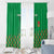 Custom Guinea Bissau Football Window Curtain Go Djurtus - Green Ver - Wonder Print Shop