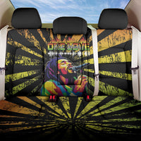 Reggae Legend Bob Back Car Seat Cover Grunge Style - Wonder Print Shop