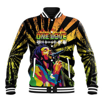 Reggae Legend Bob Baseball Jacket Grunge Style - Wonder Print Shop