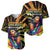 Reggae Legend Bob Baseball Jersey Grunge Style - Wonder Print Shop