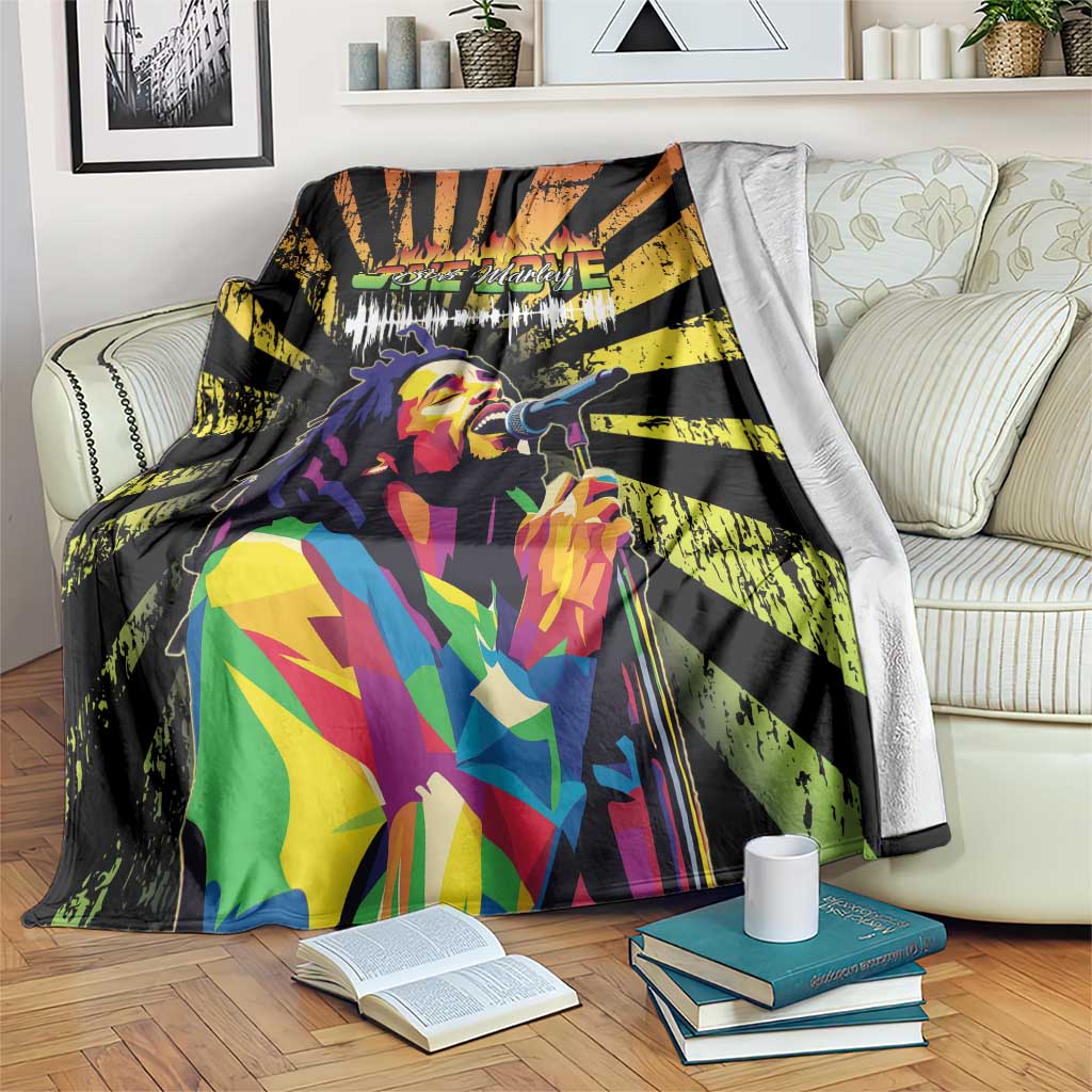Reggae Legend Bob Blanket Grunge Style
