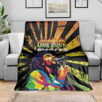 Reggae Legend Bob Blanket Grunge Style