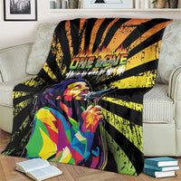 Reggae Legend Bob Blanket Grunge Style