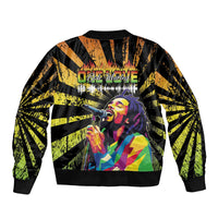 Reggae Legend Bob Bomber Jacket Grunge Style - Wonder Print Shop