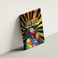 Reggae Legend Bob Canvas Wall Art Grunge Style - Wonder Print Shop