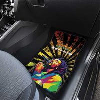 Reggae Legend Bob Car Mats Grunge Style - Wonder Print Shop