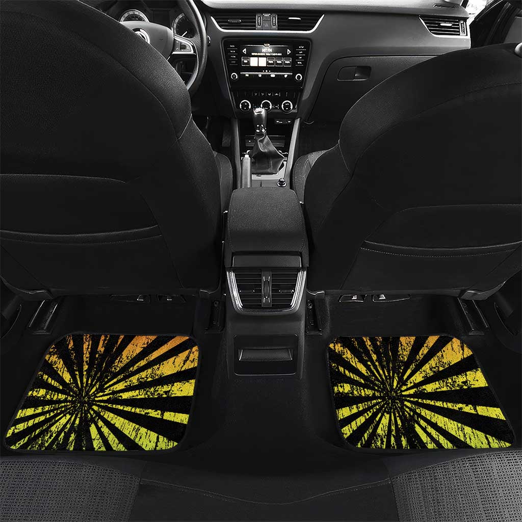 Reggae Legend Bob Car Mats Grunge Style - Wonder Print Shop