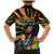 Reggae Legend Bob Family Matching Mermaid Dress and Hawaiian Shirt Grunge Style - Wonder Print Shop