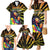 Reggae Legend Bob Family Matching Mermaid Dress and Hawaiian Shirt Grunge Style - Wonder Print Shop