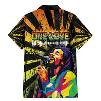 Reggae Legend Bob Family Matching Mermaid Dress and Hawaiian Shirt Grunge Style - Wonder Print Shop