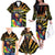 Reggae Legend Bob Family Matching Off The Shoulder Long Sleeve Dress and Hawaiian Shirt Grunge Style - Wonder Print Shop