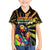 Reggae Legend Bob Family Matching Off The Shoulder Long Sleeve Dress and Hawaiian Shirt Grunge Style - Wonder Print Shop