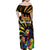 Reggae Legend Bob Family Matching Off Shoulder Maxi Dress and Hawaiian Shirt Grunge Style - Wonder Print Shop