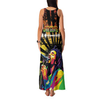 Reggae Legend Bob Family Matching Tank Maxi Dress and Hawaiian Shirt Grunge Style - Wonder Print Shop