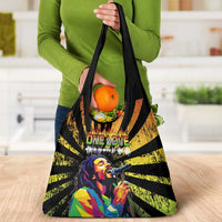 Reggae Legend Bob Grocery Bag Grunge Style