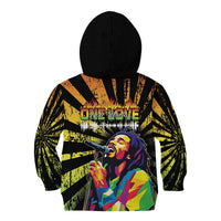 Reggae Legend Bob Kid Hoodie Grunge Style - Wonder Print Shop