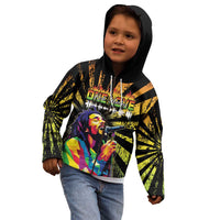 Reggae Legend Bob Kid Hoodie Grunge Style - Wonder Print Shop