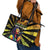 Reggae Legend Bob Leather Tote Bag Grunge Style - Wonder Print Shop