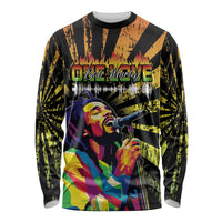 Reggae Legend Bob Long Sleeve Shirt Grunge Style - Wonder Print Shop