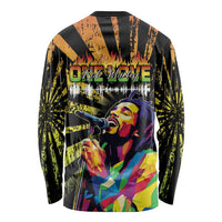 Reggae Legend Bob Long Sleeve Shirt Grunge Style - Wonder Print Shop