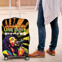Reggae Legend Bob Luggage Cover Grunge Style - Wonder Print Shop