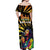 Reggae Legend Bob Off Shoulder Maxi Dress Grunge Style - Wonder Print Shop