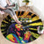 Reggae Legend Bob Round Carpet Grunge Style