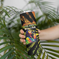 Reggae Legend Bob Skinny Tumbler Grunge Style - Wonder Print Shop