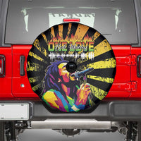 Reggae Legend Bob Spare Tire Cover Grunge Style - Wonder Print Shop
