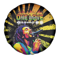 Reggae Legend Bob Spare Tire Cover Grunge Style - Wonder Print Shop