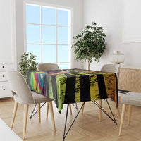 Reggae Legend Bob Tablecloth Grunge Style - Wonder Print Shop