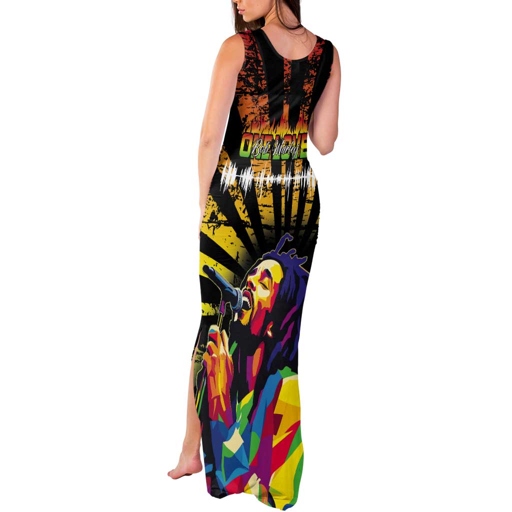 Reggae Legend Bob Tank Maxi Dress Grunge Style - Wonder Print Shop