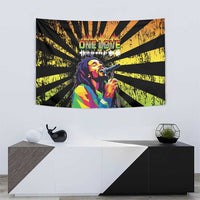 Reggae Legend Bob Tapestry Grunge Style - Wonder Print Shop