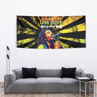Reggae Legend Bob Tapestry Grunge Style - Wonder Print Shop