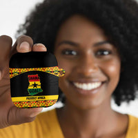 Afro Ghana Football AirPods Case Black Stars Never Fall - Kente Pattern - Wonder Print Shop