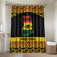 Afro Ghana Football Bathroom Set Black Stars Never Fall - Kente Pattern - Wonder Print Shop