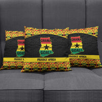 Afro Ghana Football Pillow Cover Black Stars Never Fall - Kente Pattern - Wonder Print Shop