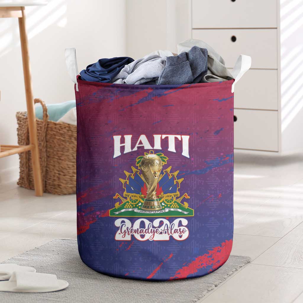 Afro-Haiti Football Laundry Basket 2026 Nou Retounen Anko - Wonder Print Shop
