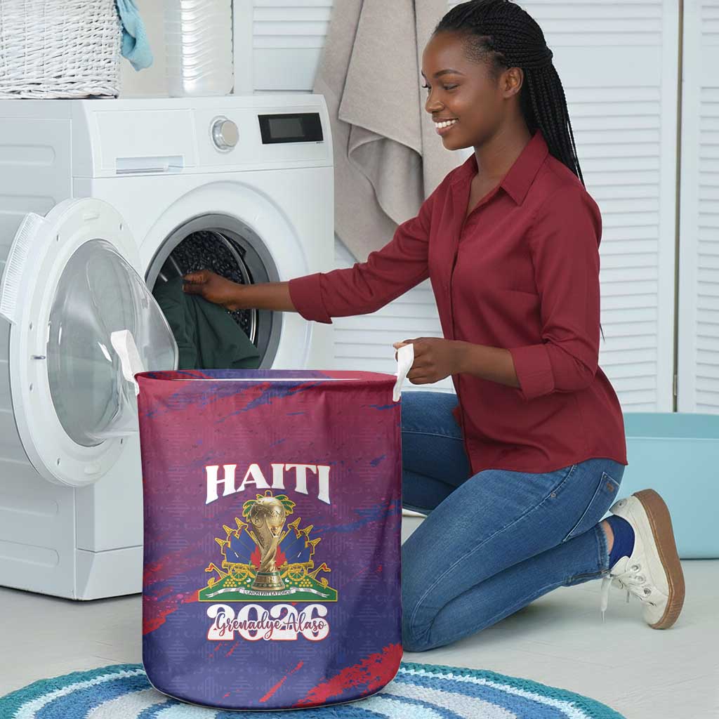 Afro-Haiti Football Laundry Basket 2026 Nou Retounen Anko - Wonder Print Shop