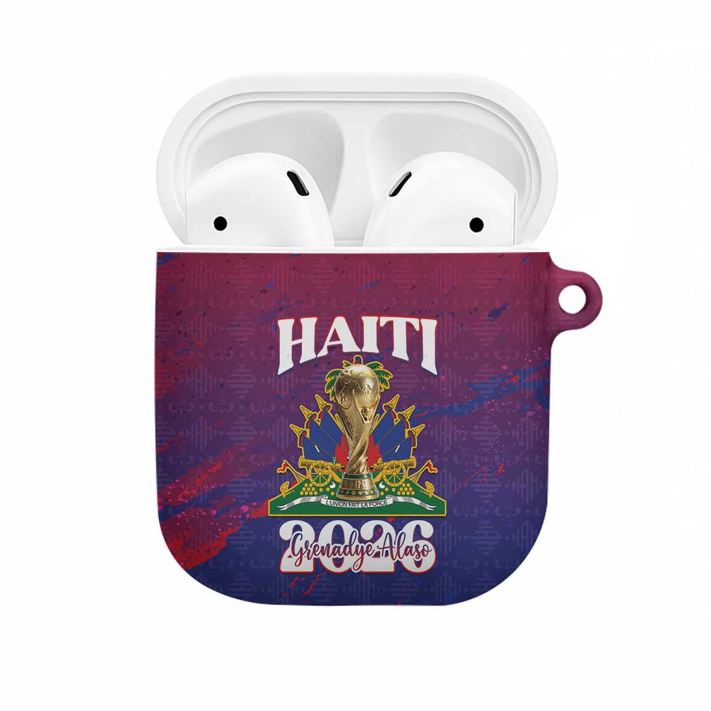 Afro-Haiti Football AirPods Case 2026 Nou Retounen Anko - Wonder Print Shop
