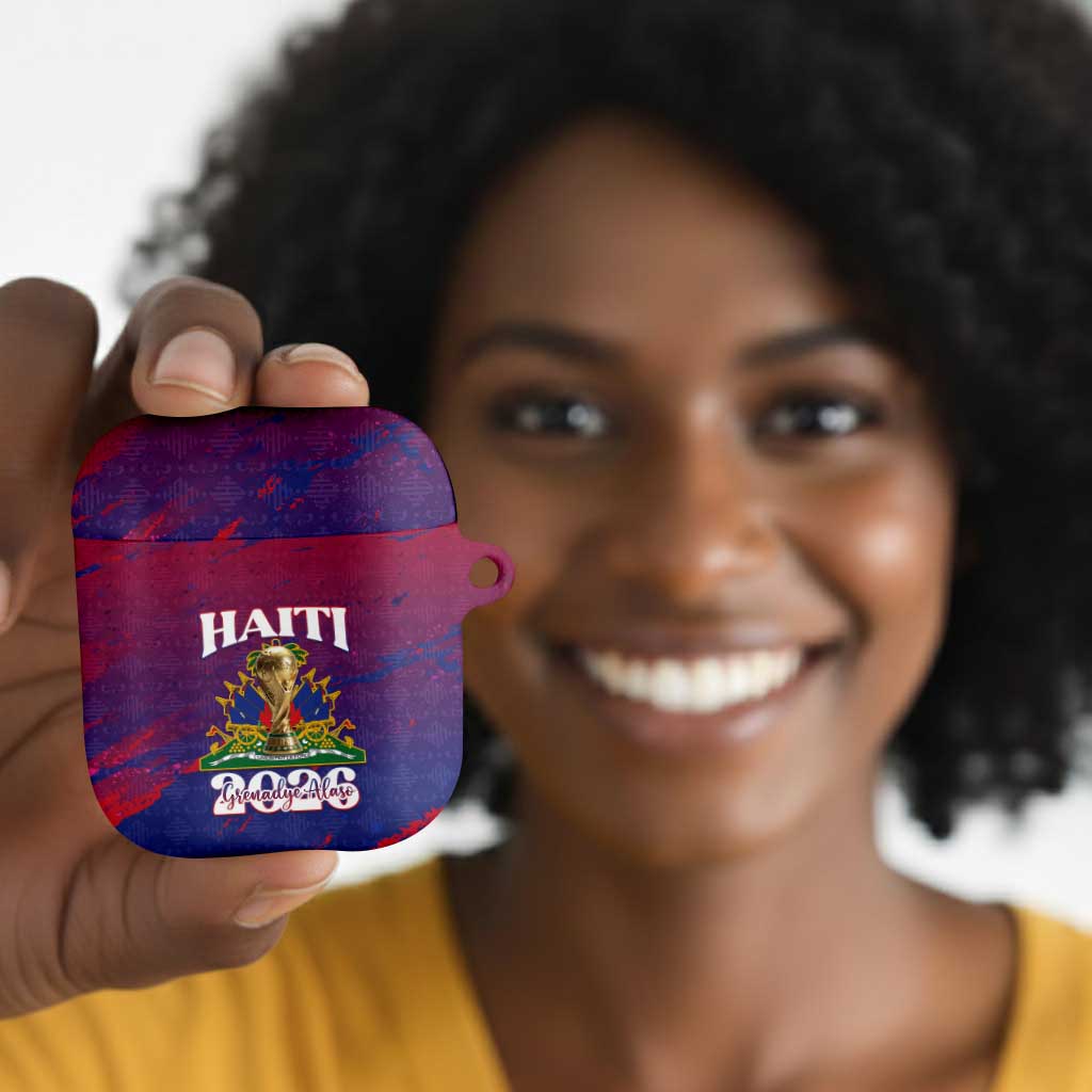 Afro-Haiti Football AirPods Case 2026 Nou Retounen Anko - Wonder Print Shop