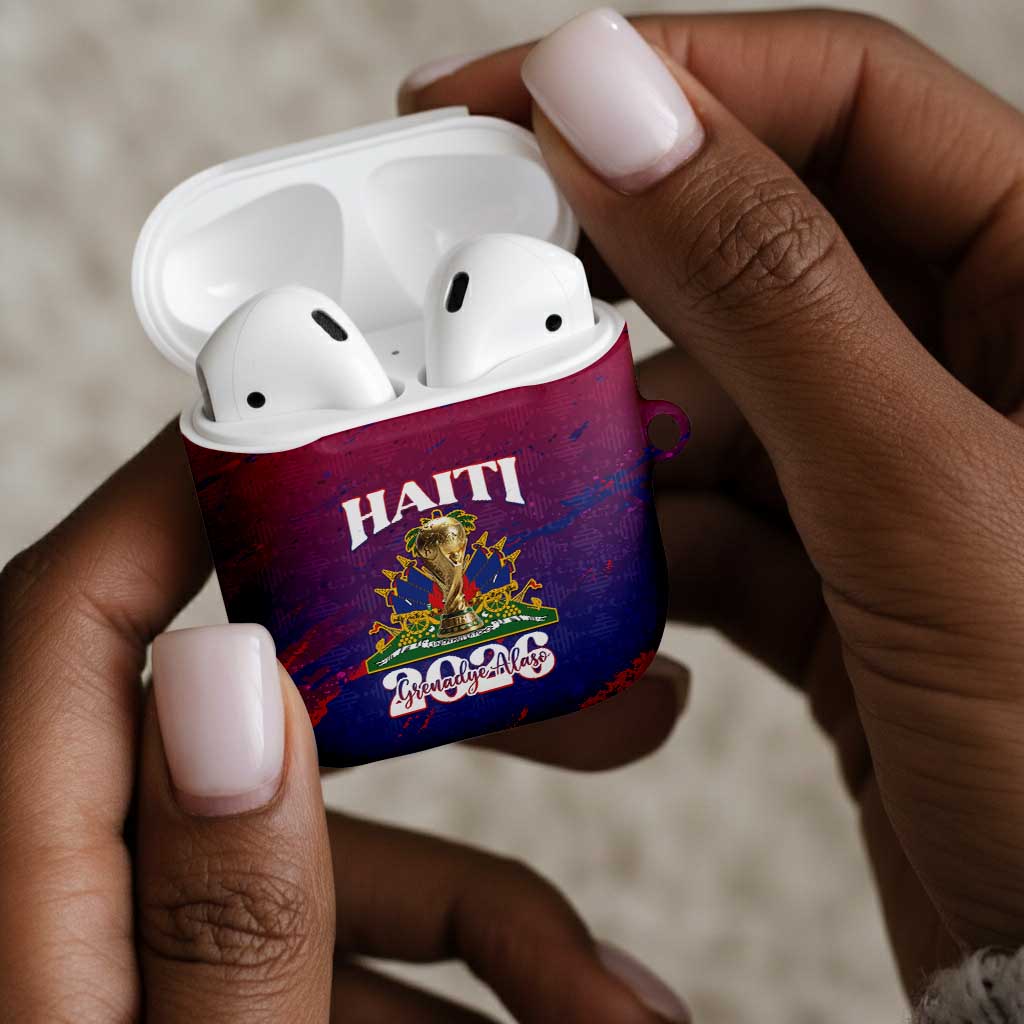 Afro-Haiti Football AirPods Case 2026 Nou Retounen Anko - Wonder Print Shop