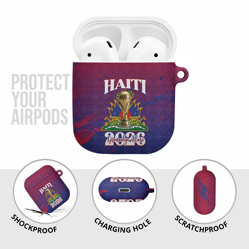 Afro-Haiti Football AirPods Case 2026 Nou Retounen Anko - Wonder Print Shop