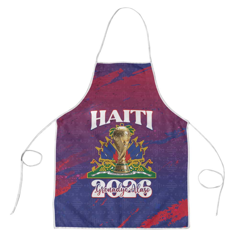 Afro-Haiti Football Apron 2026 Nou Retounen Anko - Wonder Print Shop