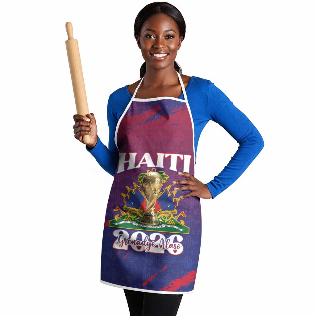 Afro-Haiti Football Apron 2026 Nou Retounen Anko - Wonder Print Shop