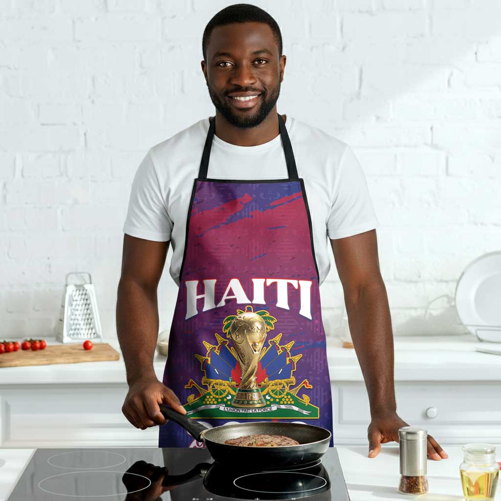 Afro-Haiti Football Apron 2026 Nou Retounen Anko - Wonder Print Shop